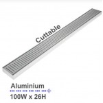 Lauxes Aluminium Next Generation Floor Grate 26(NXT26) Silver 300*100*26mm